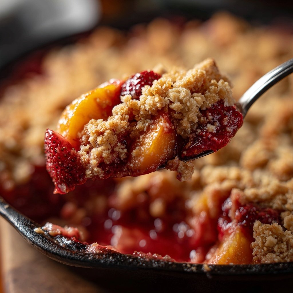 Strawberry Peach Crisp