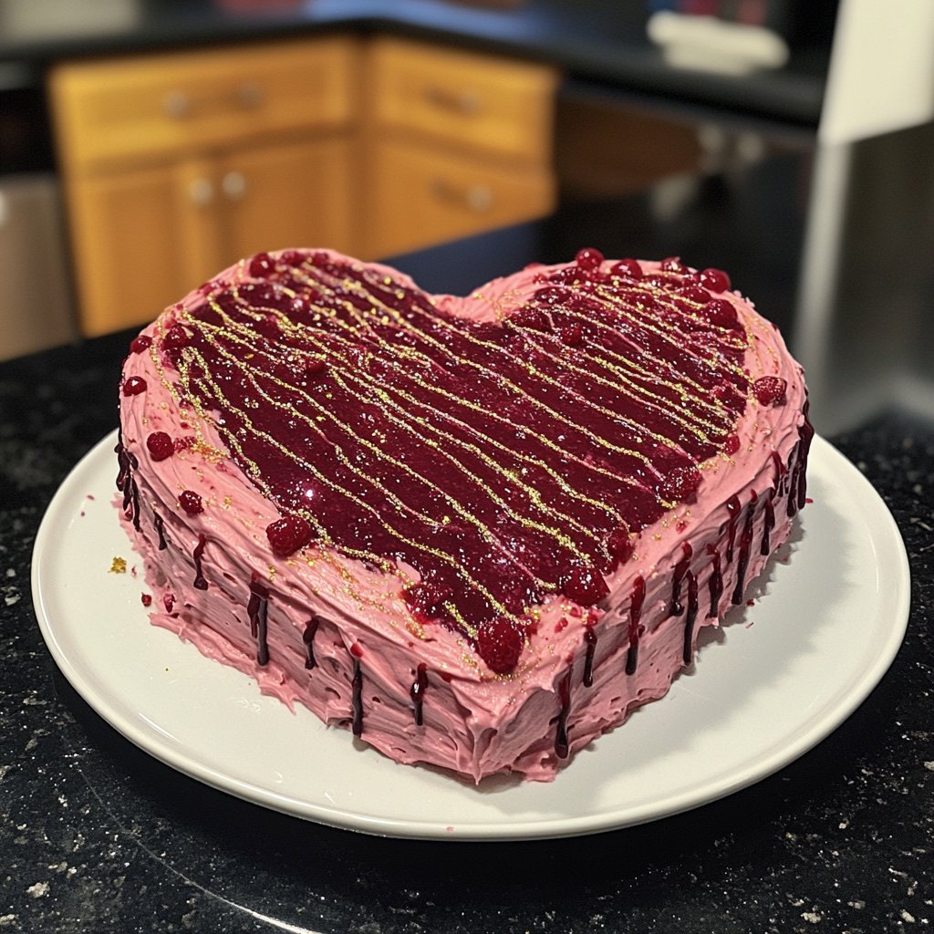 Valentines Heart Cake Recipe