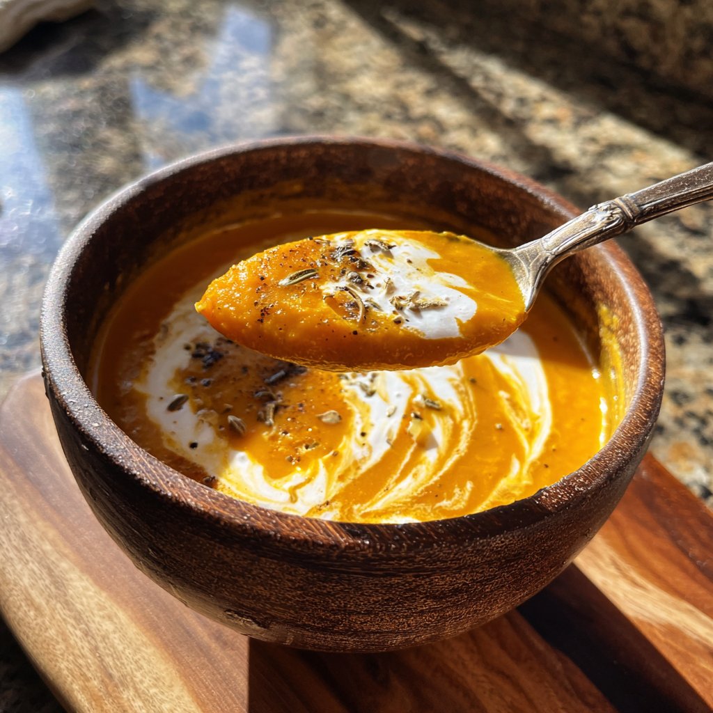 Squash Soup with Leeks