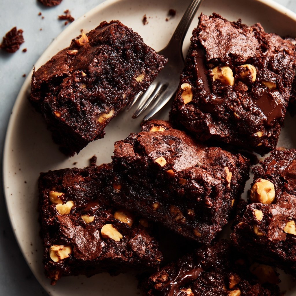 Chocolate Hazelnut Brownies