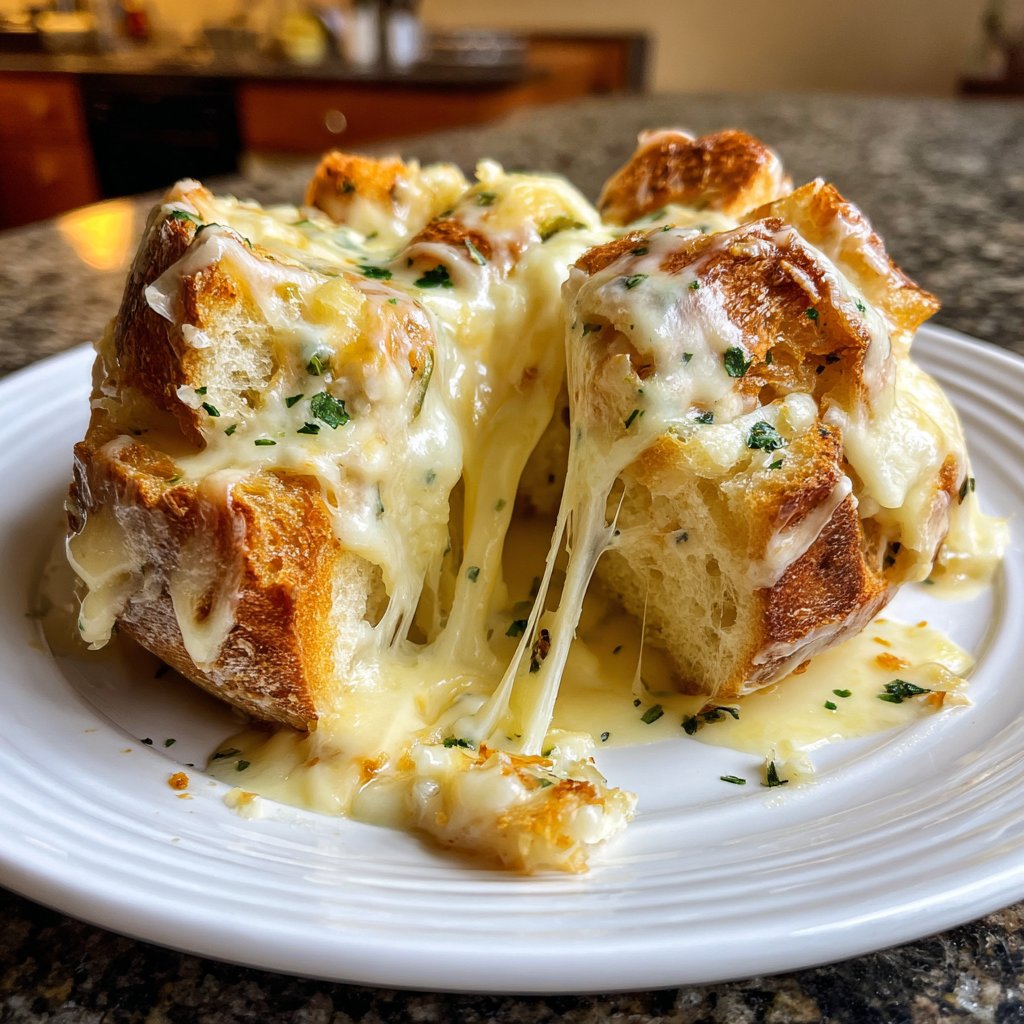 Fondue with Swiss Cheese and Fresh Herbs