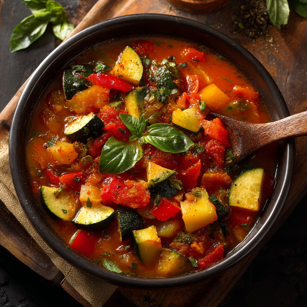 Healthy Crockpot Italian Vegetable Stew