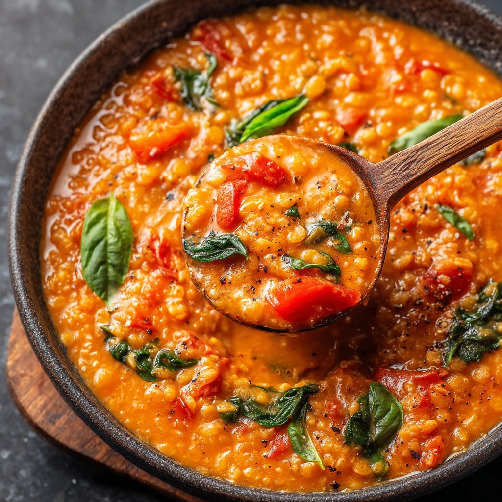 Creamy Tomato Lentil Stew