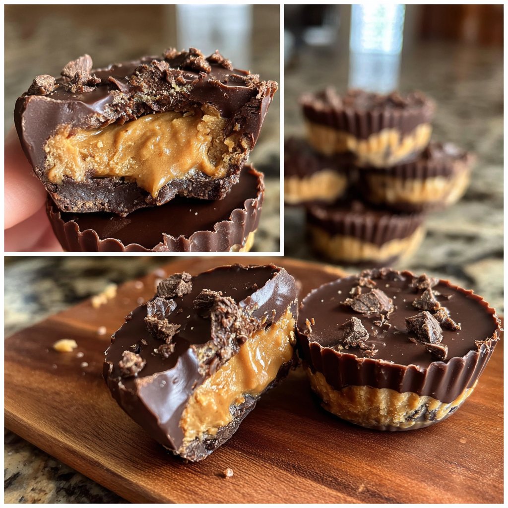 Homemade Peanut Butter Cups Vegan Style