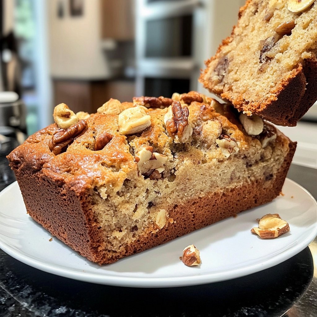 Simple Banana Bread Loaf