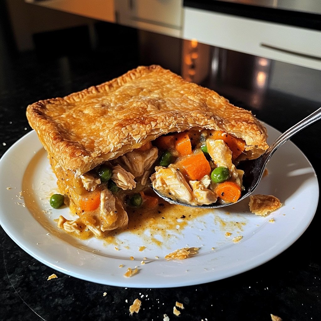 Spicy Crockpot Chicken Pot Pie Filling