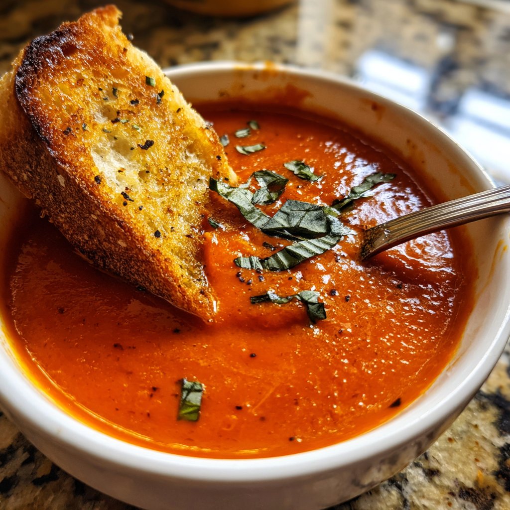 Homemade Creamy Tomato Soup Recipe