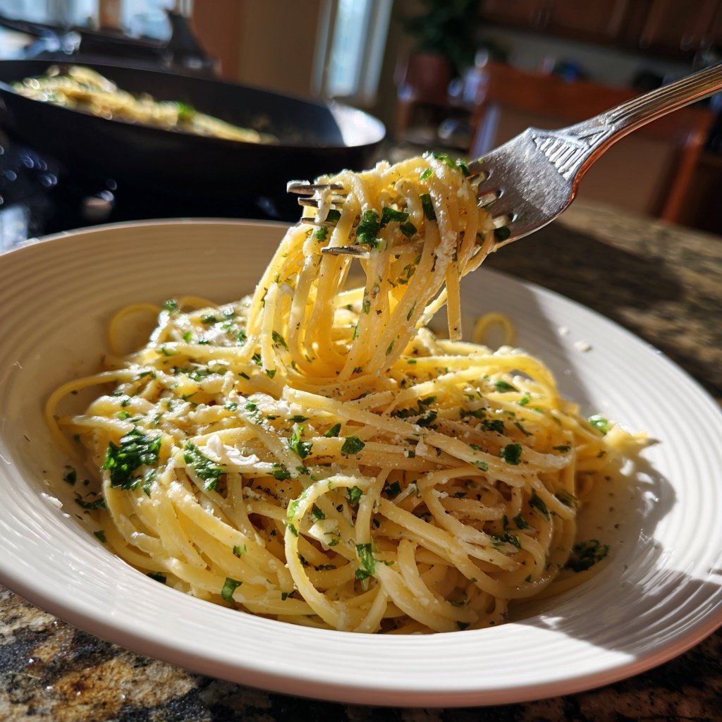 Quick & Easy 15-Minute Garlic Pasta