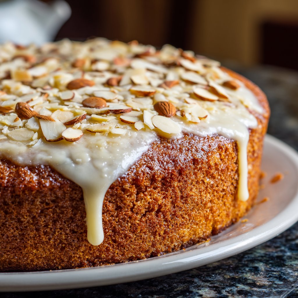 Vanilla Almond Yogurt Cake