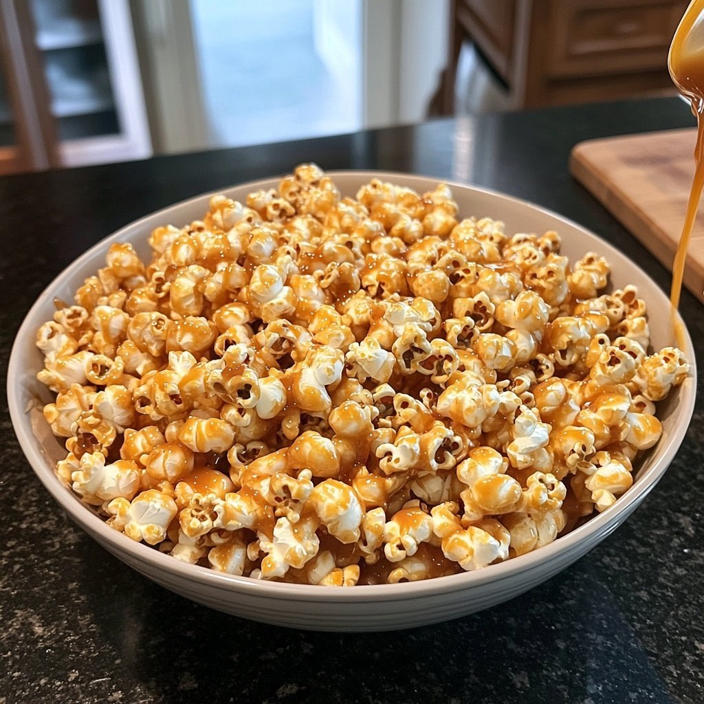 Quick Caramel Corn