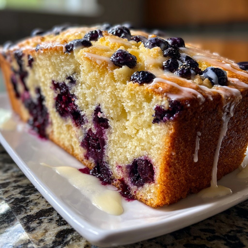 Baking & Desserts Lemon Blueberry Loaf Cake