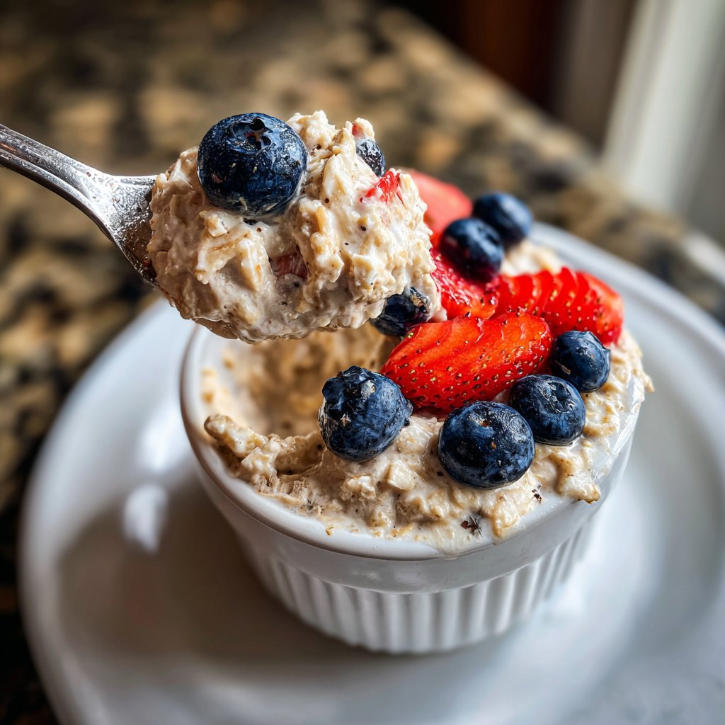 Vanilla Berry Overnight Oats